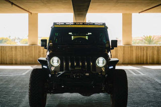DV8 Offroad Light Bar Mount Low-Profile: Jeep Wrangler JL 2018-2026 / Gladiator JT 2020-2026