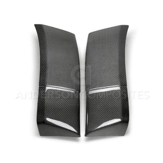 Anderson Composites Carbon Fiber Rear Flare Extensions (Pair): Dodge Challenger 2018 - 2023 (Hellcat & ScatPack Widebody Only)