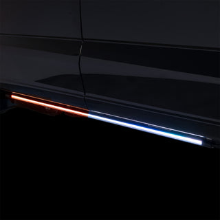 Putco 2011-2022 Dodge Durango Blade Rocker Kits Sideliners - Amber/White w/ White Override