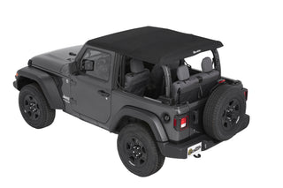 Bestop Trektop Soft Top Black Diamond (F&R): Jeep Wrangler JL 2018-2025 2.0L/3.6L