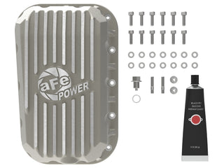 aFe POWER Street Series Engine Oil Pan w/ Machined Fins - Raw: Jeep Wrangler JK 3.6L V6 2012 - 2018
