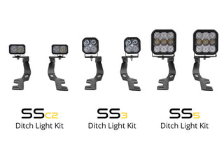 Diode Dynamics Stage Series Ditch Light Kit Pro White Combo: Fits Ram 1500 2019-2024 6.2L/5.7L