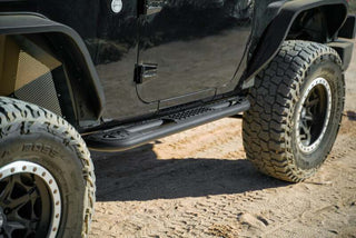 DV8 Offroad Body/Pinch Weld Side Steps (LH/RH): Jeep Wrangler JK 2007-2018 3.8L/3.6L V6