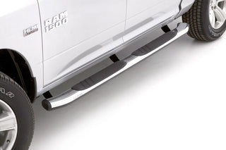 LUND 5in Oval Bent Nerf Bars Chrome: Fits Ram 1500/2500/3500 2009-2022 3.6L/5.7L Hemi