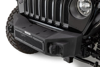 Go Rhino Rockline Winch Ready Front Stubby Bumper: Fits Most Jeep Wrangler / Gladiator Models (2007-2026)