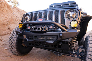 DV8 Offroad Spec Series Front Bumper: Fits Most Jeep Wrangler / Gladiator Models (2018-2026)