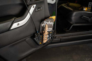 DV8 Offroad Slim Front Door Molle Pockets (FRONT): Jeep Wrangler JK 2011-2018 3.8L/3.6L V6