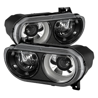 xTune Dodge Challenger 08-14 Xenon Hid Model Only Projector Headlamps Black HD-JH-DCHAL08-HID-BK
