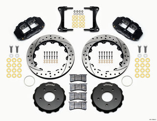 Wilwood Narrow Superlite 4R Front Hat Kit 12.88in Drill 2007-Up Jeep Wrangler