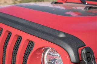 Bushwacker Trail Armor Hood Stone Guard Black: Jeep Wrangler (2018-2024) / Gladiator (2020-2024)
