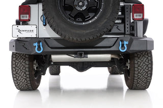 Rampage Trail Guard Tire Carrier for Jeep Wrangler JK (2007-2018) - Black