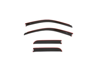 AVS Low Profile Color Match Ventvisor 4pc: Ram 1500 Crew Cab (2019-24) - Brilliant Black Crystal Pearlcoat