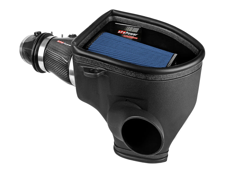 AFE Track Series Carbon Fiber Cold Air Intake System (w/Pro 5R Filter): Dodge Challenger 6.2L Hellcat Redeye / Demon ONLY 2019 - 2023