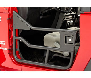 Bestop Element Tube Front Doors Matte Black (FRONT): Jeep Wrangler JK 2007-2018 3.8L/3.6L