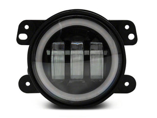 Raxiom Axial Series Halo Amber LED Fog Lights: Fits Most Jeep Wrangler / Gladiator Models (2007-2026)