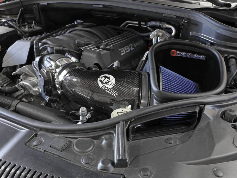 AFE Track Series Carbon Fiber Cold Air Intake (w/ Pro 5R Filter): Dodge Durango / Jeep Grand Cherokee 6.4L SRT 2012 - 2025