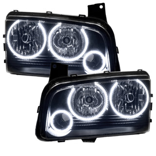 Oracle Dodge Charger 05-10 LED Triple Ring Halo Kit - White