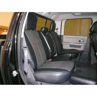 Clazzio Leather Seat Covers: Ram 2011 - 2012 (Quad Cab w/ Rear Split Seat)