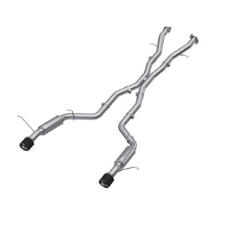 MBRP Cat Back Exhaust System (w/Carbon Fiber Tips): Dodge Durango 6.4L 392 (18-25) / 6.2L Hellcat (21-25)