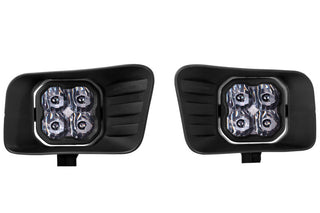 Diode Dynamics SS3 Sport Ram Horiz Kit White Fog: Ram 1500/2500/3500 2011-2018 5.7L/6.7L