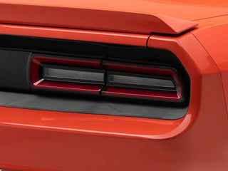 Raxiom LED Tail Lights Black Housing Red Lens: Dodge Challenger (2008-2014)