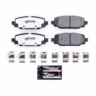 PowerStop Z36 Truck & Tow Rear Brake Pads w/Hardware: Jeep Wrangler 2018-2025 2.0L/3.6L