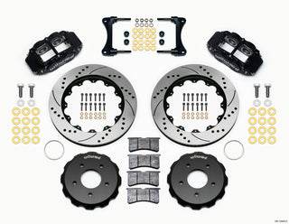 Wilwood Narrow Superlite 4R Front Hat Kit 14.00in Drill 2007-Up Jeep Wrangler