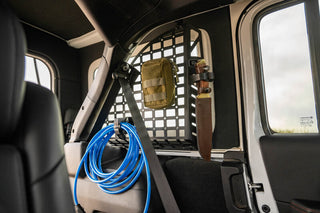 DV8 Offroad Rear Window Pocketed Molle Panels (REAR): Jeep Wrangler JL 2018-2026 2.0L Turbo/3.6L V6