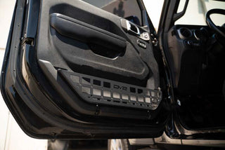 DV8 Offroad Slim Front Door Molle Pockets (FRONT): Jeep Wrangler JL/Gladiator JT 2018-2026 2.0L/3.6L