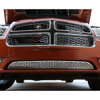 American Car Craft Lower Polished Grille Overlay: Dodge Charger R/T 2011 - 2014