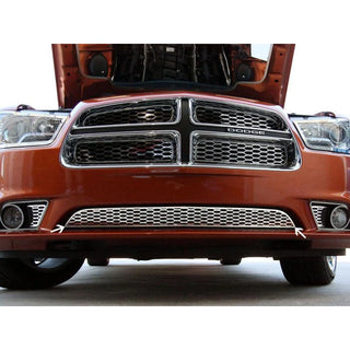 American Car Craft Lower Polished Grille Overlay: Dodge Charger R/T 2011 - 2014