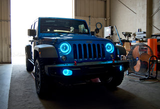 ORACLE Lighting LED Fog Light Kit ColorSHIFT: Jeep Wrangler 2007-2017 3.6L/3.8L V6