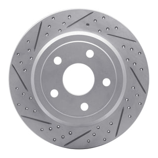 DFC 11-22 Dodge Durango Rear Left Drilled & Slotted Geoperformance Rotor Part Number 830-42004L