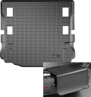 WeatherTech Cargo Liner (Black w/Bumper Protector): Jeep Wrangler JK 2007 - 2014
