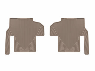 WeatherTech 2nd Row Rear All-Weather Floor Mats Tan: Fits Jeep 2022-2026