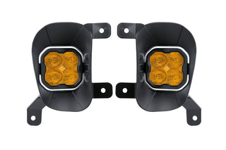 Diode Dynamics SS3 Max Ram Vert Fog Kit Yellow SAE: Fits Ram 2013-2024 5.7L Hemi / 3.6L V6