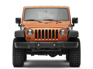 Raxiom Axial Series Tri-Bar Amber LED Fog Lights: Fits Most Jeep Wrangler / Gladiator Models (2007-2026)