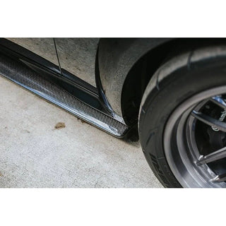 Anderson Composites Carbon Fiber Side Skirts (PAIR): Dodge Charger Widebody 2015 - 2023 (Hellcat & ScatPack Models)