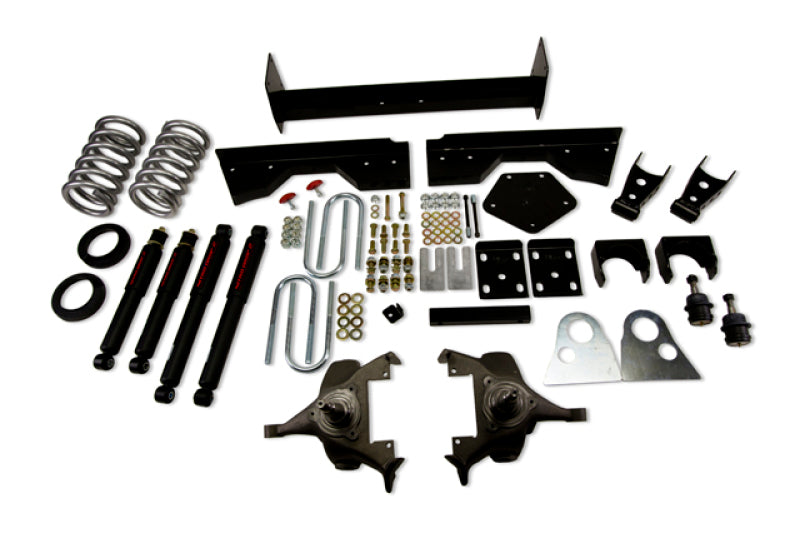 Belltech Lowering Kit 4" Or 5" F 6" Or 7" R drop With ND Shocks: Dodge Ram V8 (Extended Cab Auto Trans) 1994 - 1999