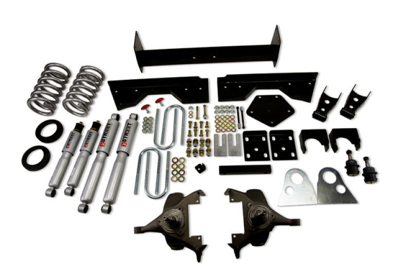 Belltech Lowering Kit 4" Or 5" F 6" Or 7" R drop With SP Shocks: Dodge Ram V8 (Extended Cab Auto Trans) 1994 - 1999