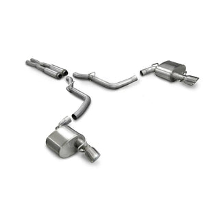 Corsa Extreme Cat-Back Exhaust (Polished): Chrysler 300C / Dodge Charger / Magnum 6.1L SRT8 2006 - 2010