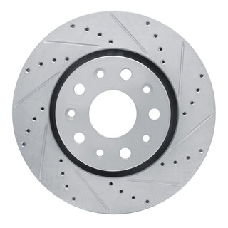R1 Concepts Drilled & Slotted Brake Rotor (FRONT RIGHT): Fits Jeep Gladiator / Wrangler 2007-2026 2.0L / 3.6L