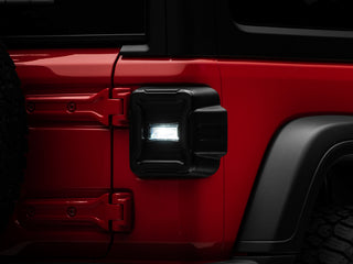 Raxiom LED Tail Lights Smoked Lens: Jeep Wrangler JL 2018-2025 6.4L 392 / 3.6L V6 / 3.0L EcoDiesel