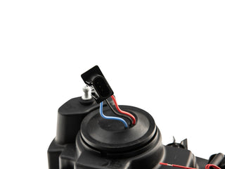 Raxiom Dual LED Halo Projector Headlights Black Housing (Clear Lens): Dodge Challenger 2008-2014