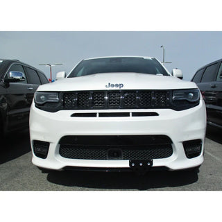 Sto N Sho Quick Release Front License Plate Bracket: Jeep Grand Cherokee SRT / Trackhawk 2017 - 2021