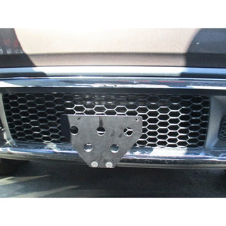 Sto N Sho Quick Release Front License Plate Bracket: Jeep Grand Cherokee Laredo, Trailhawk, Altitude, Overland & Limited 2018 - 2025