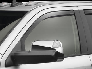 WeatherTech Front Side Window Deflectors (2PC, Dark Tint): Dodge Ram Crew/Quad Cab 2009 - 2018 (1500, 2500, 3500)