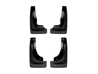 WeatherTech No-Drill DigitalFit Mudflaps (REAR): Jeep Grand Cherokee L 2021-2024 - Black