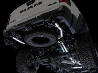AWE Tuning Dual Rear Exit Catback Exhaust Diamond Black Tips (REAR): Ram 1500 3.0L 2025-2026
