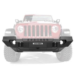 Go Rhino Trailline Winch Ready Front Full Width Bumper: Fits Most Jeep Wrangler / Gladiator Models (2007-2026)